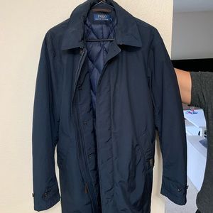 Men’s navy Ralph Lauren Polo winter coat